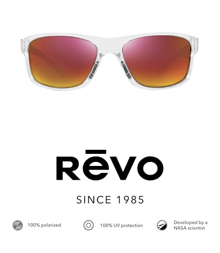 Image of Revo Sunglasses Harness: Polarized Lens with Rectangle Sport Wrap Frame