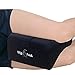 Big Ant Kniekissen für Seitenschläfer, Orthopädisches Beinkissen Memory Foam, Hochwertiges Seitenschläferkissen mit Band, Schlafkissen für Rücken, Hüfte, Gelenk, Wirbelsäulen, Schwanger - Schwarz