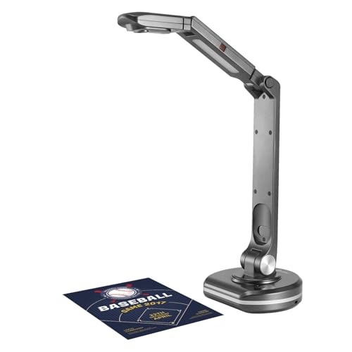 ZKLGS Escáner de Documentos, Escáner de Libros con cámara de Documentos USB 2 en 1, cámara Web con Auto HD MAX. Luz LED de escaneo A3 for Conferencia de enseñanza de demostración en