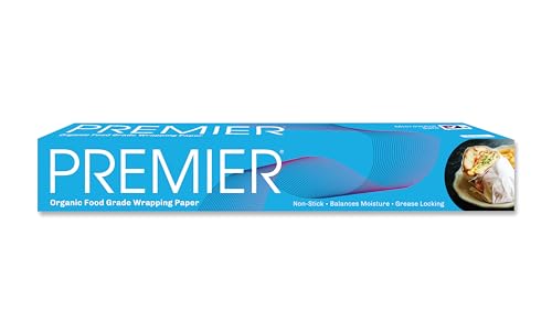 Image of Premier Tissues Food Wrapping Paper - 20 Meters | Safe, Hygienic, and Greaseproof Food Grade Paper for Wrapping Sandwiches, Snacks, and Baked Goods | Ideal for Home, Cafes, and Restaurants