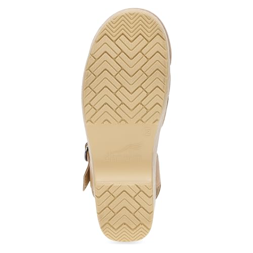 Image of Dansko Margreta Women's Mary Jane Clog - Leather Upper with Cutout Details, Adjustable Strap and Padded Footbed