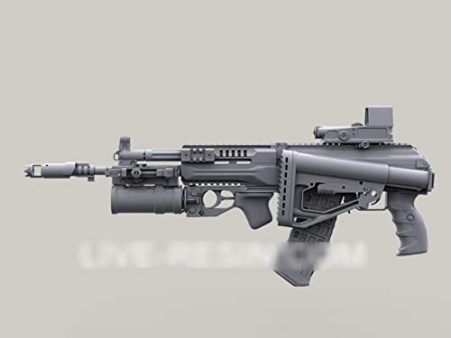 Kit de figura modelo en resina 1/35 con 12 armas sin pintar miniatura 6