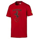 PUMA Men's Scuderia Ferrari Big Shield TEE, Rosso Corsa, X-Large