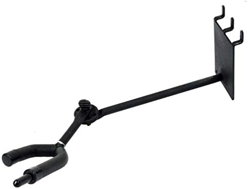 D'Luca 9" Violin/Viola Hanger Adjustable with Bow Holder Fits Slatwall And Peg Wall image 5