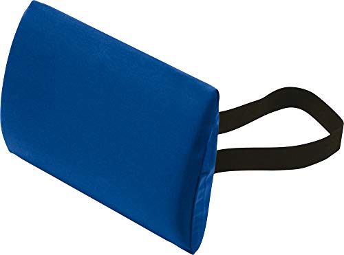 THERALINE Lordosekissen Lendenkissen 32x23 cm mit Bezug Köper Blau...