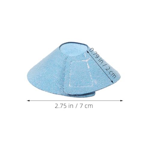Image of VANZACK Bird Collar Parrot Neck Protector Anti-Bite Picking Collar for Wound Care Microfiber Bird Neck Cover Comfortable Fit for Eating Flying Playing Xs 2.75 in