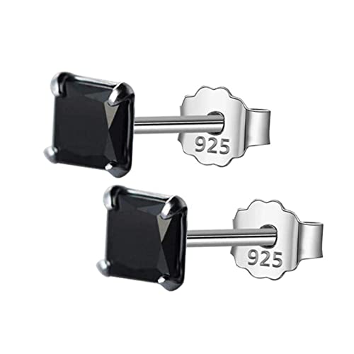 Boucles d'oreilles carrées noires : le bijou mignon pour le bureau et les sorties