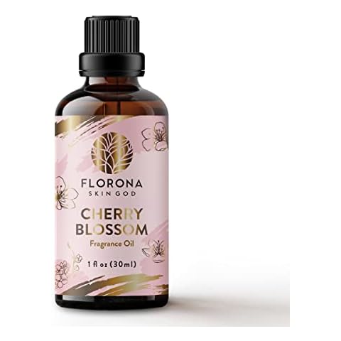 Florona Cherry Blossom Premium Quality Fragrance Oil - 1 fl oz for Soap Making, Candle Making, Diffuser Aromatherapy Cover