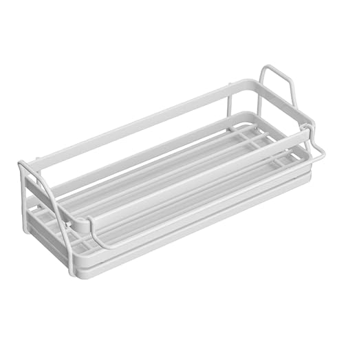 YUSSEQDD Fregadero de cocina, soportes para esponjas, limpieza, almacenamiento, solución fácil, resistente al óxido, ahorra espacio, organizador de jabón, cesta con molde