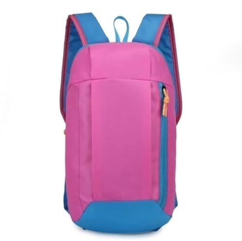 Mochila Impermeavel Leve Para Neve e Esportes ao Ar Livre Para Homens e Mulheres (40A x 22L x 10P) (PINK COM AZUL)
