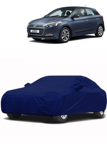 Image of J S R Car Cover for Hyundai I20 Sportz with Triple Stitch - Waterproof (Blue)
