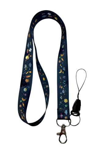 Uzay Galaksi Limited Boyun ipi Telefon Askısı Lanyard