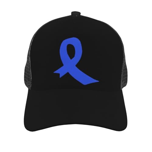 Colorectal Cancer Awareness Mesh Baseball Cap - Classic Adjustable Peaked Cap, Trucker Hat for Men and Women2