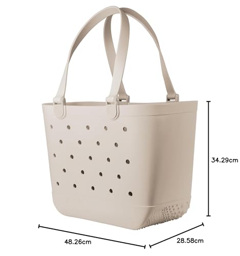Simple Modern Unisex Beach Bag Rubber Tote Beach Bag