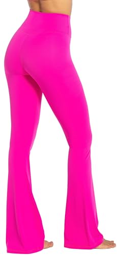 Image of Sunzel Flare Leggings, Crossover Yoga Pants with Tummy Control, High-Waisted and Wide Leg