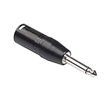 Mit diesem Adapter können 6,35 mm Audio-Interface in einen 3-poligen XLR-Ausgang umgewandelt werden.