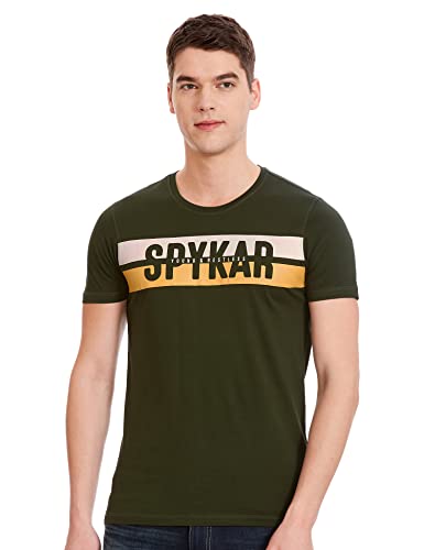 Image of Spykar Men's Slim Fit T-Shirt