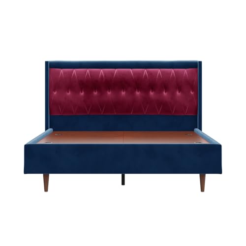 Image of Wakefit Asterion Queen Size Non Storage Upholstered Bed