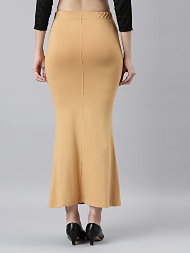 Image of TWIN BIRDS Saree Shapewear for Women | Super Soft Viscose Elastane Saree Petticoat Skirt | Stretchable & Comfortable SareeShaper