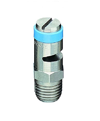 TeeJet Turf-jet SS Wide Angle Flat Fan Spray Tip 1.0 GPM @ 40 PSI Visiflo Blue Farmer Bob's Parts 1/4TTJ10-VS