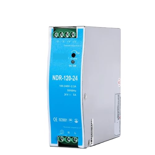 Alimentation NDR-120W-24V pour montage rail DIN en courant CC 10 A