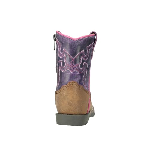 Image of Smoky Mountain Boots Toddlers' Autry Square Toe Leather Western Cowboy Boots