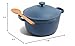 Our Place Perfect Pot | 5.5 Qt Ceramic Pot with Lid & Spatula | Patented 8-in-1, PFAS-Free Nonstick, Non-Toxic Cookware | Induction & Oven-Safe up to 450°F | Blue Salt
