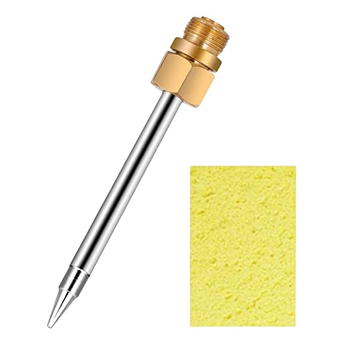 Sharplace Puntas de Soldador de 8 W con Calentamiento Digital, Puntas de Repuesto para Soldador de Punta Fina, estilo D