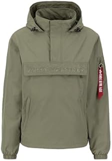 ALPHA INDUSTRIES Płaszcz Mężczyźni Alpha Industries Anorak z haftowanym logo dla mężczyzn (1 w zestawie)