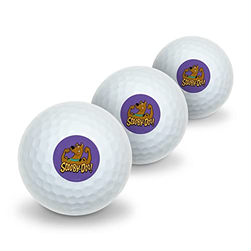 GRAPHICS & MORE Scooby-Doo Flex Novelty Golf Balls 3 Pack