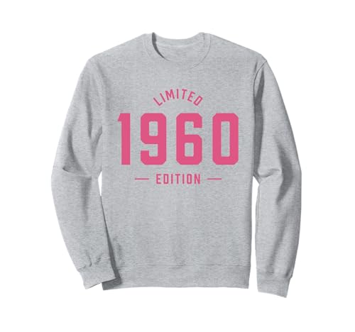 Pink 65th Birthday Womens 1960 Cute 65 Years Old Sweatshirt