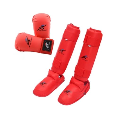 Equipamiento para sparring de kárate con guantes, espinilleras y botas de EVA 1