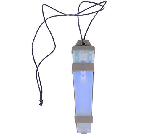 CyberDyer Personal Identification Marker Light Tactical FMA Helmet Safety Flashing Light Survival Signal Light for Hunting Hiking Cycling (K-Blue Light)