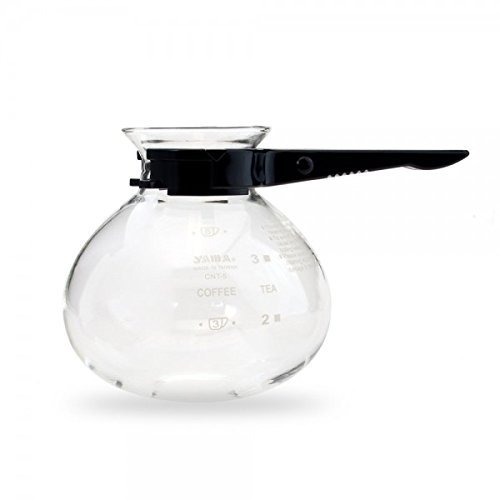 Yama Glass CNT5 Replacement Bottom Beaker - Borosilicate 5-Cup Siphon Brewer Base with with Ceramic Base