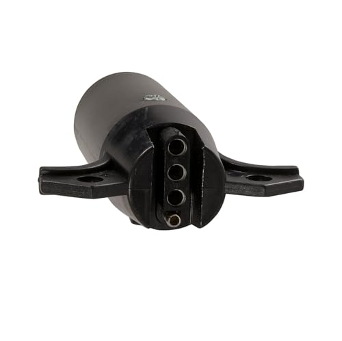 7-Way Round Pole To 4-Way Flat Trailer Adapter