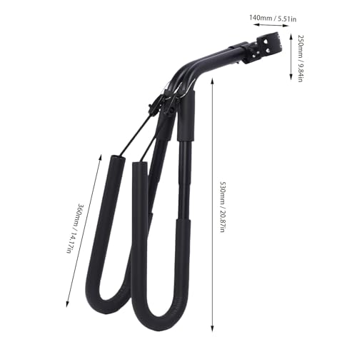 Support de planche de surf pour moto et scooter Asixxsix avec coussinets