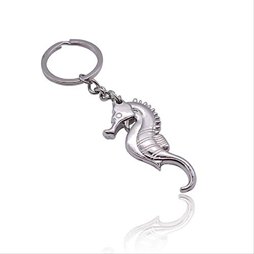 Preisvergleich Produktbild Metall Schlüsselbund Kreative Hippocampus Multifunktionale Korkenzieher Auto Schlüsselbund