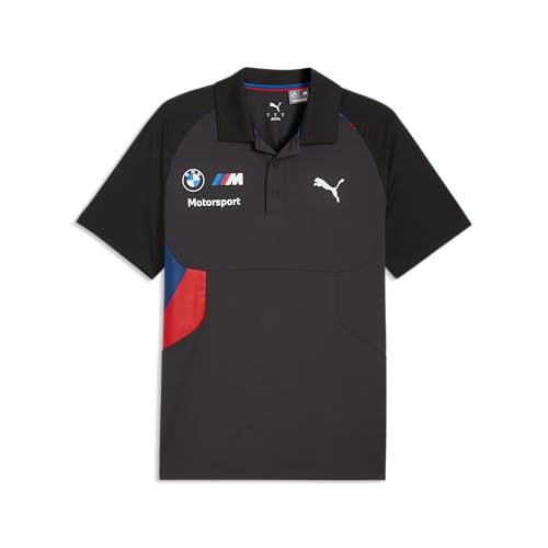 PUMA BMW M Motorsport Polo Pumatech Homme – Noir – Taille : M