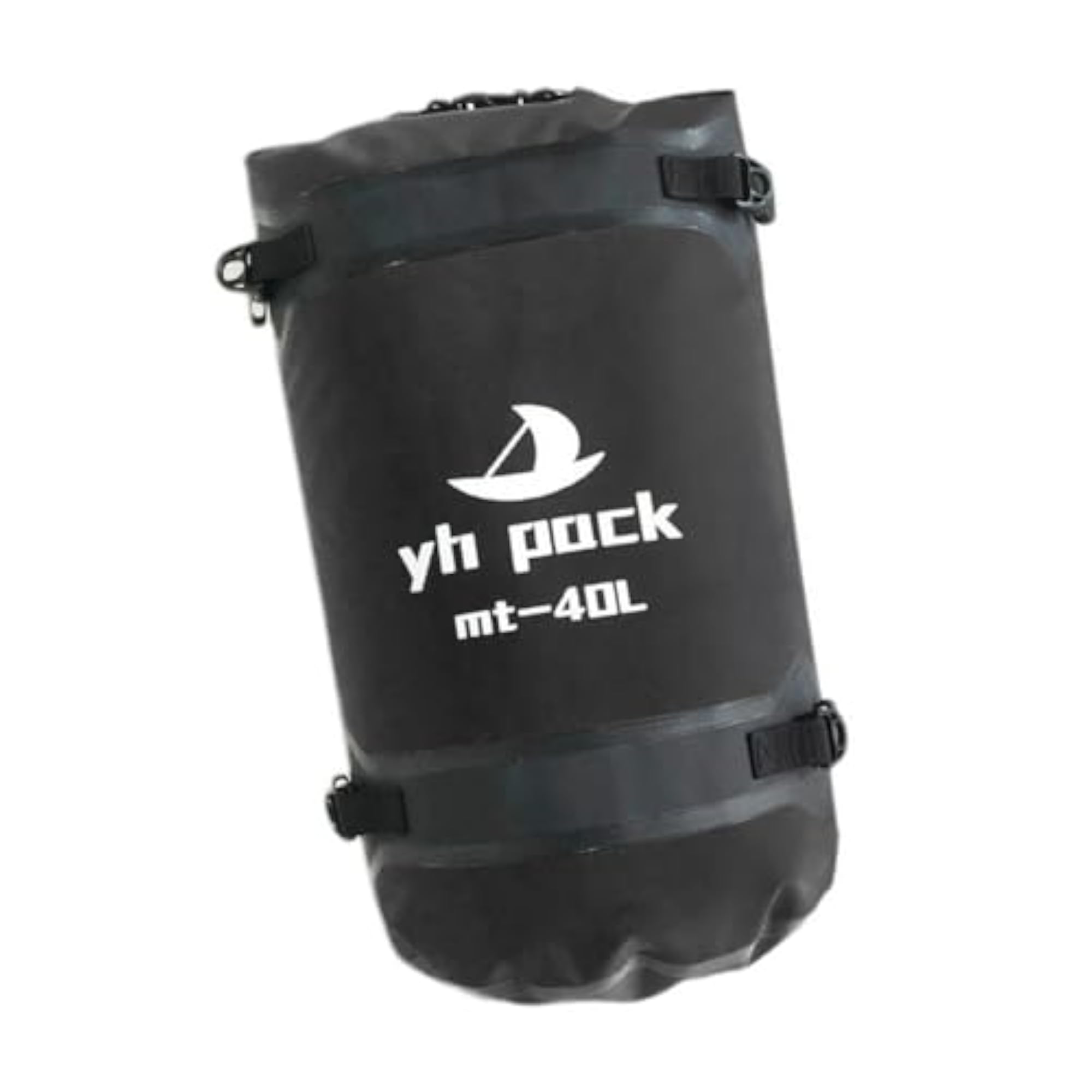 Universal Waterproof Duffel Bag for Travel and Hiking, Black 40L