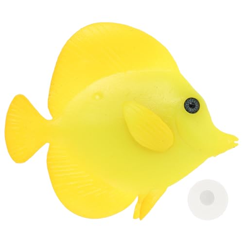 MERRYHAPY Luminous Aquarium Simulation Fish 3.14X2.75X0.39In Realistic Floating Tropical Fish...