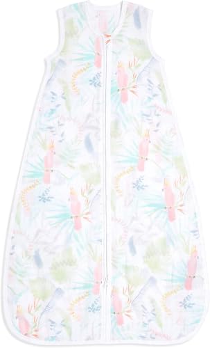 Aden + Anais Essentials Gigoteuse légère pour bébé en Mousseline de 100% Coton 1 TOG, Garçon & Fille, 18-36 Mois, 105cm x 37cm, Largeur Poitrine 38cm, Largeur du...