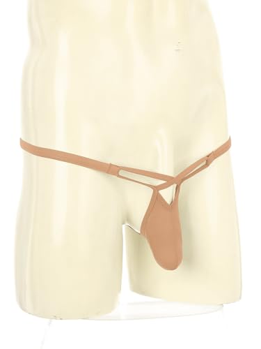 Men's Cut Out Micro Mini T-back Jockstrap G-string Thongs Underwear Sissy Pouch Panties3