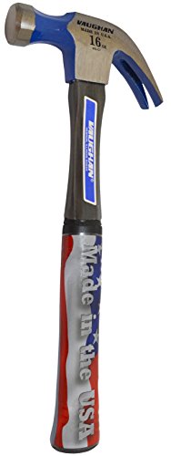 Vaughan Fs16 16-Ounce Full Octagon Curved Claw Hammer, Full Polished Head, Fiberglass Handle, 13-Inch Long. #TOP20