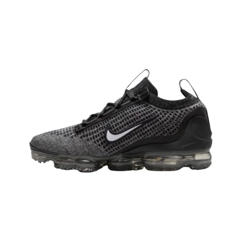 NIKE Air Vapormax 2021 FK GS Grede - Zapatillas deportivas de moda escolar, negro y blanco, 37.5 EU