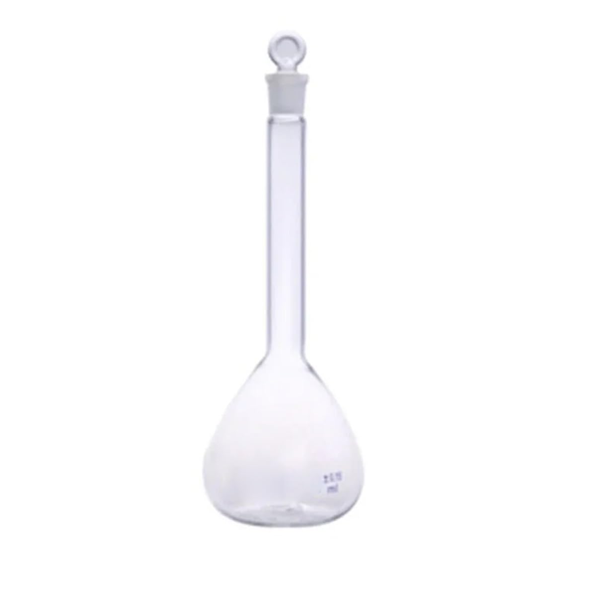 Pallone da laboratorio volumetrico in vetro borosilicato 5/10/20/25/50/200/500/1000 ml con tappo di chiusura Attrezzature da laboratorio