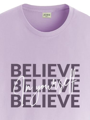 Image of ADRO Tshirt for Men | Printed T Shirt for Men | 100% Cotton Regular Fit T-Shirt |Printed T Shirt