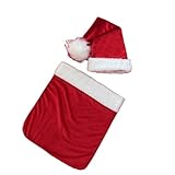 Weihnachts Foto Requisiten Set Für Neugeborene Weihnachtsmützen Und Taschenkostüm Babys Jungen Und Mädchen 0–4 Wochen Urlaubsfotografie Neugeborenenfotografie Geschenk Mütter