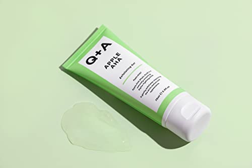 Q+A Mela AHA Peeling Gel, acido malico e lattico