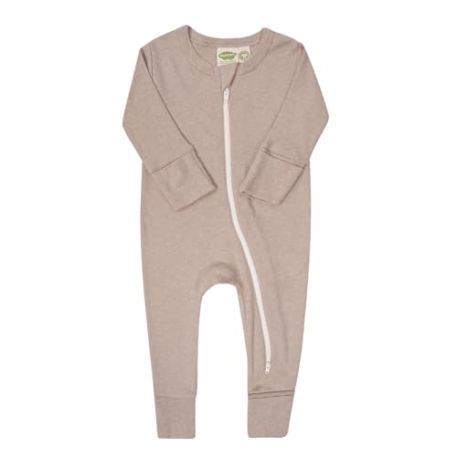 Image of PARADE Organic Snuggle Soft Melange '2-Way' Zipper Romper