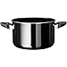 Silit Modesto Line Kochtopf groß 24cm, Nudeltopf mit Glasdeckel, Fleischtopf Induktion 6,4l, Silargan Funktionskeramik, schwarz